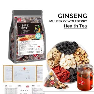 Ginseng Mulberry Wolfberry Tea - 10 Packs